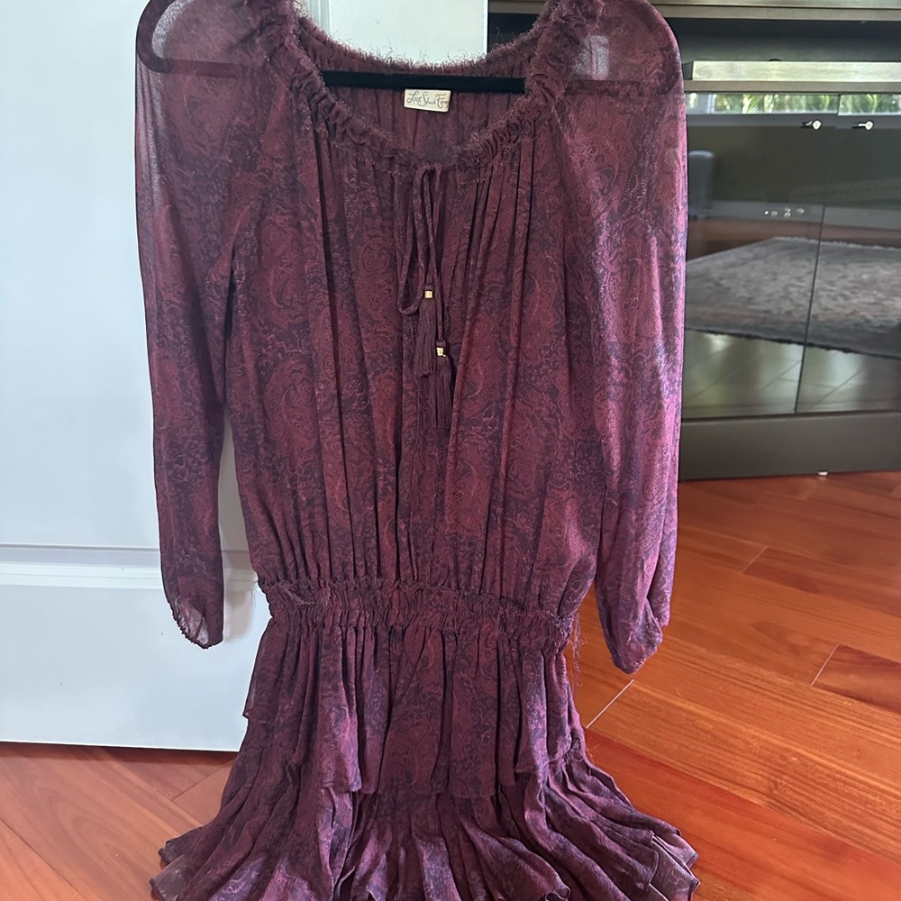 LoveShackFancy Minidress with Bishop Sleeves